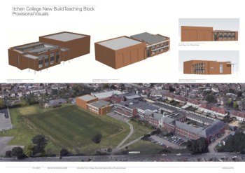 3212 APLB XX XX SK A 8000 New Build Teaching Block Provisional Visuals
