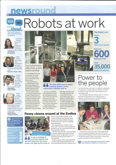 Guys St Thomas Pharmacy Robot4